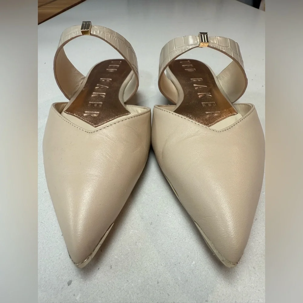 Ted Baker London Oryla pointed-toe leather mules 37.5 - Picture 3 of 9